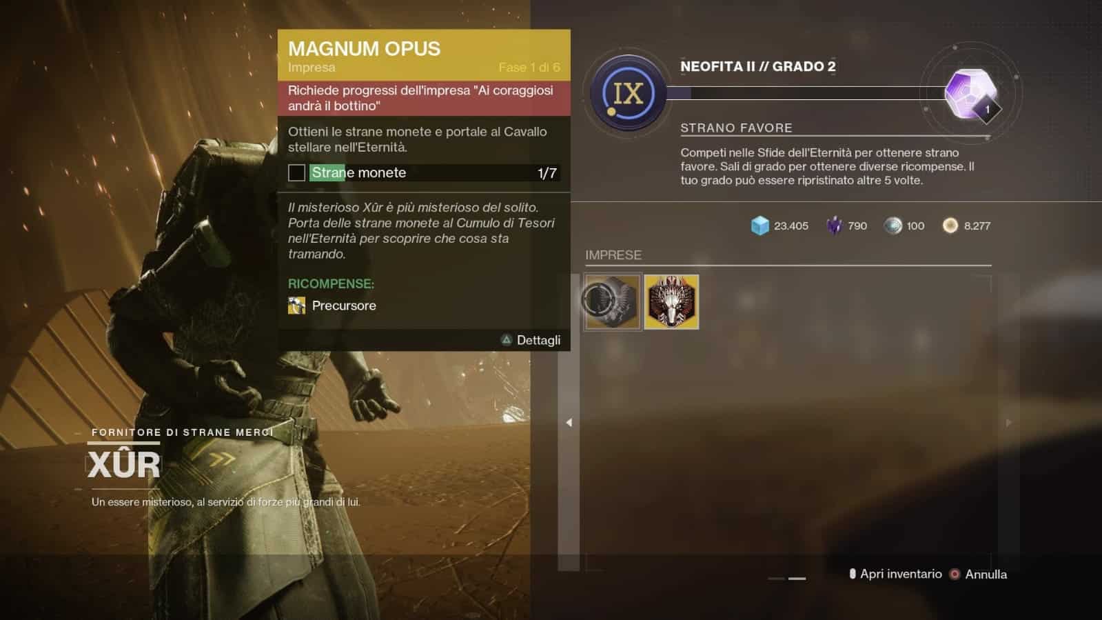 Destiny 2: guida per ottenere l'arma da supporto Precursore 2