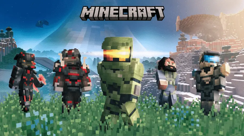 Minecraft celebra Halo Infinite con una serie di skin
