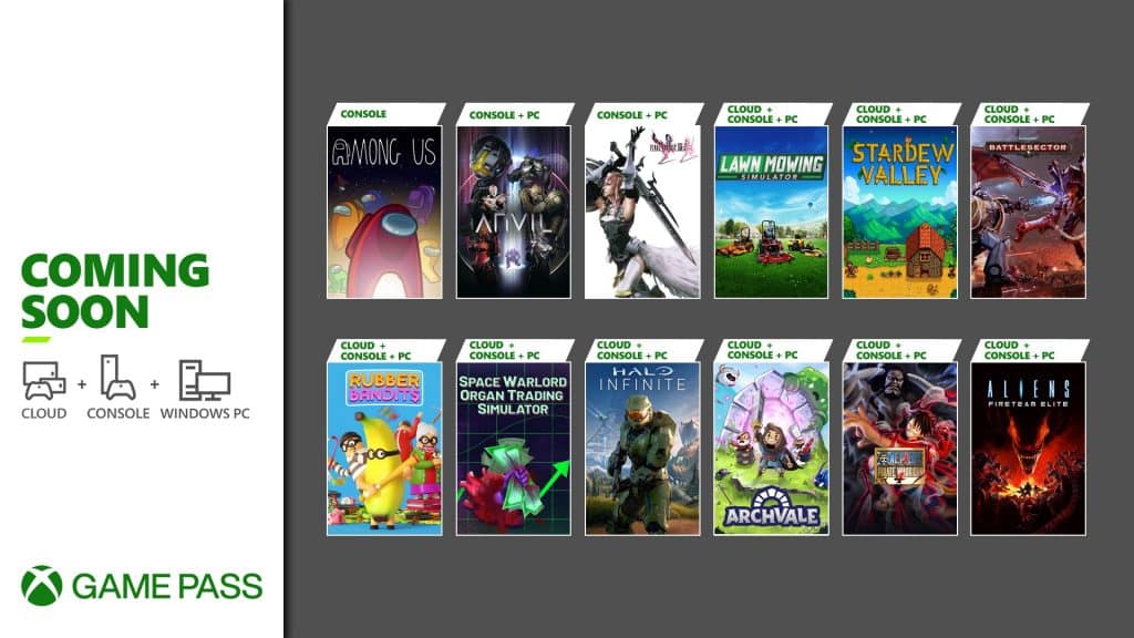 Xbox game pass dicembre