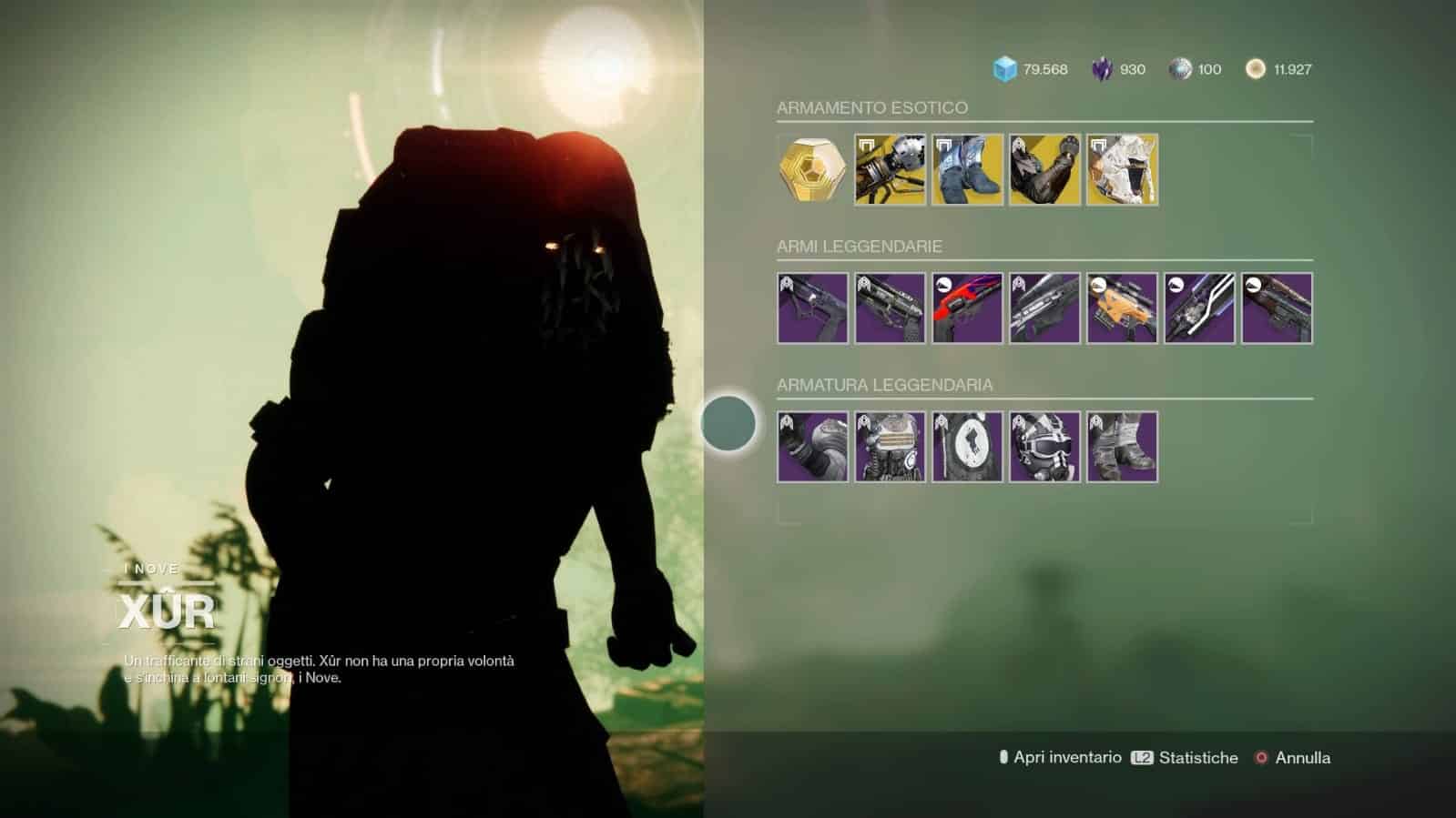 Destiny 2: guida alla location di Xur e alle esotiche della settimana (10-14 dicembre)