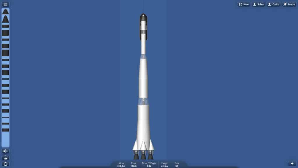 spaceflight simulator costruzione