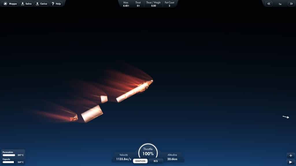 spaceflight simulator fallimento