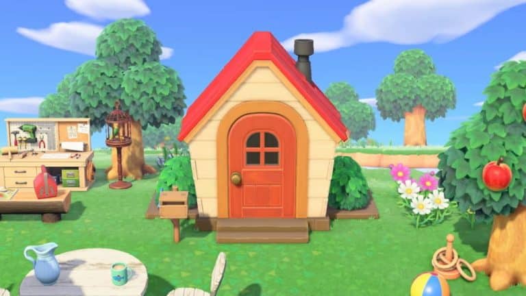 Animal crossing new horizons ricreata la scena della bella addormentata