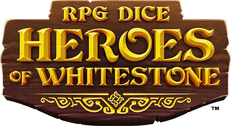 RPG Dice: Heroes of Whitestone logo