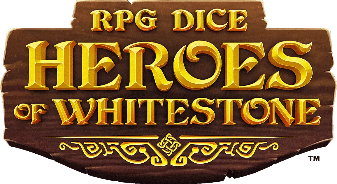 RPG Dice: Heroes of Whitestone logo
