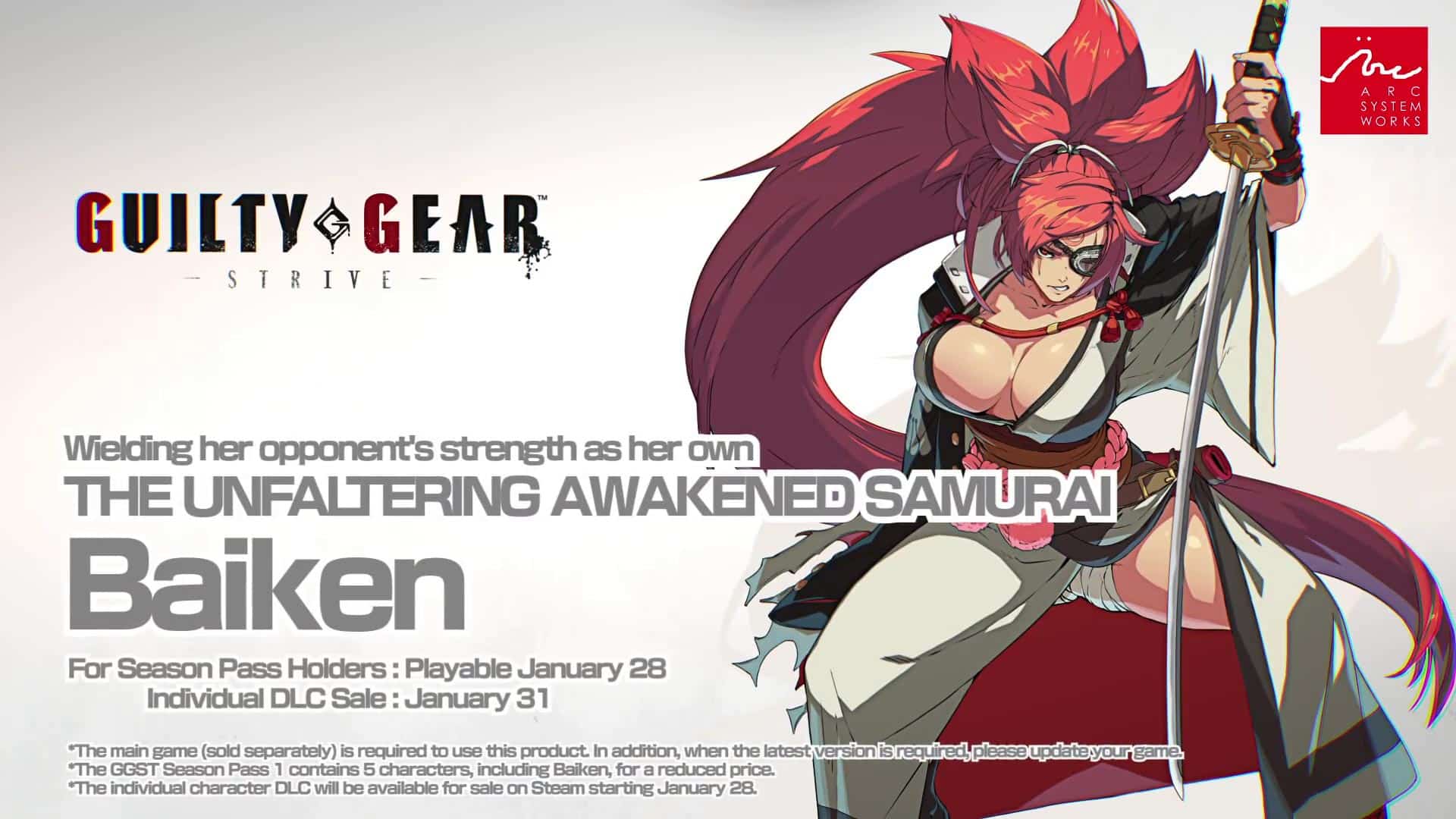 Guilty Gear Strive Baiken