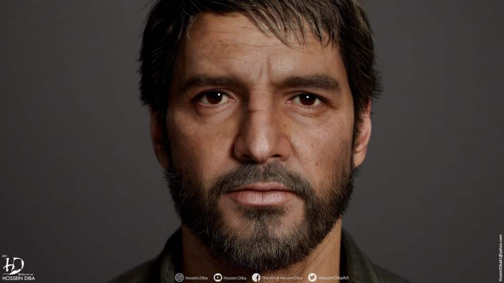 The Last of Us: 3D artist ricrea il volto di Pedro Pascal nei panni di Joel 1