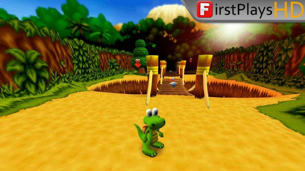 Croc 2 in una scena del platform originale