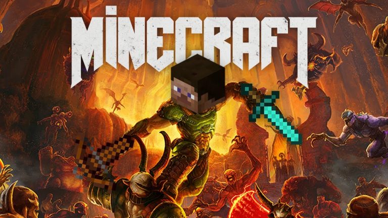 Una nuova mod trasforma minecraft in doom