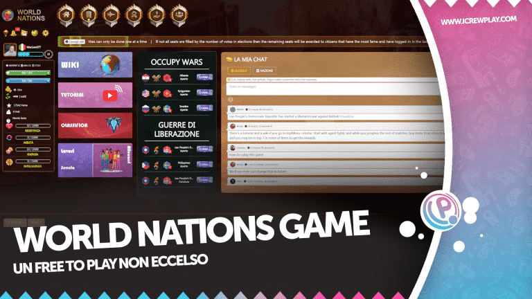 World nations game, un videogioco tutto manageriale