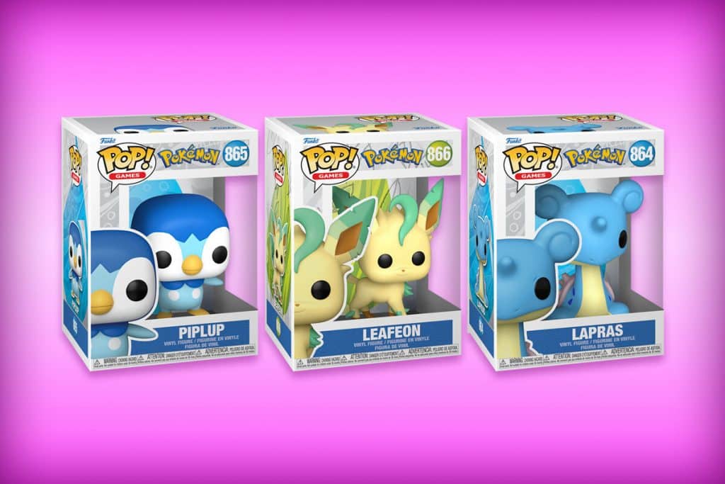 Pokémon: annunciati i funko pop! Di piplup, leafeon e lapras Pokémon