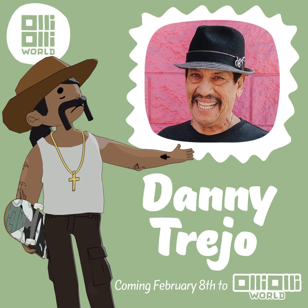 OlliOlli World Danny Trejo