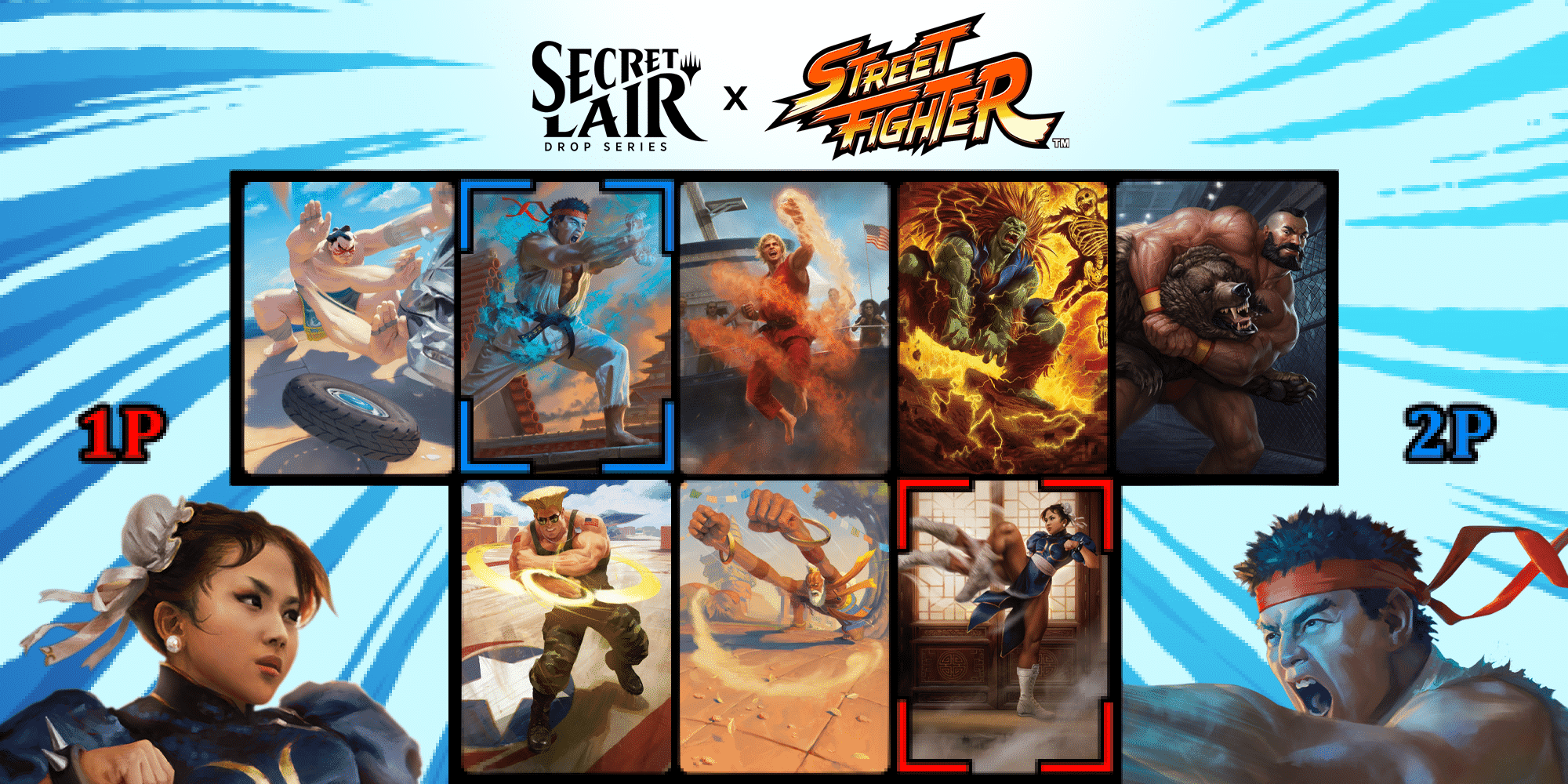 secret lair street fighter magic the gathering