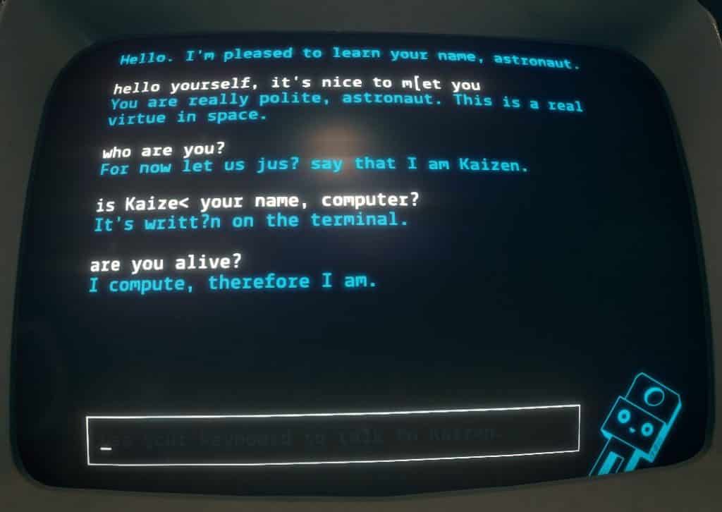 Event[0]: L'AI del gioco genera un finale alternativo non previsto