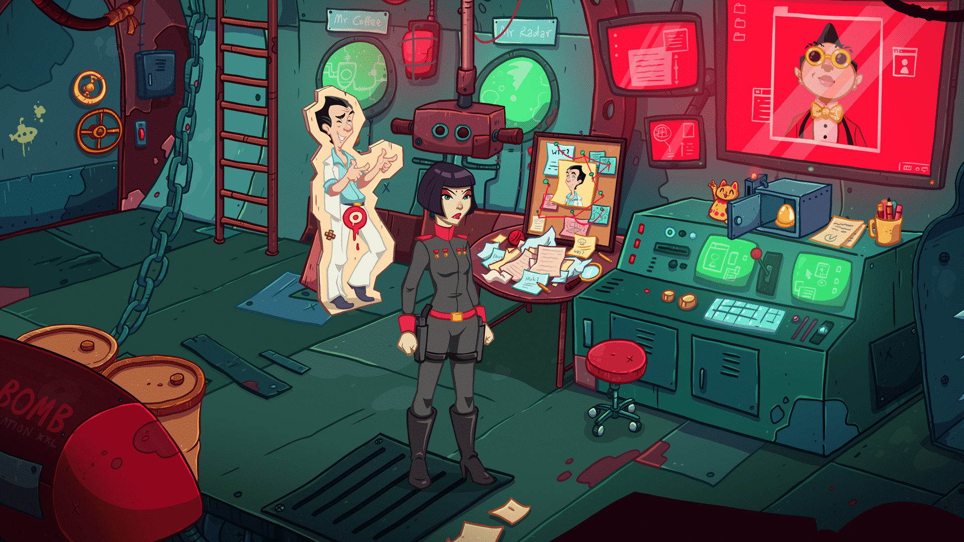 Leisure suit larry wet dreams dry twice: scena di gioco