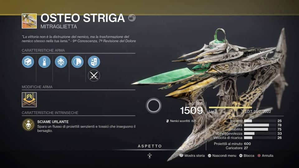 Destiny 2: un giocatore ipovedente ringrazia Bungie per l'Osteo Striga 1