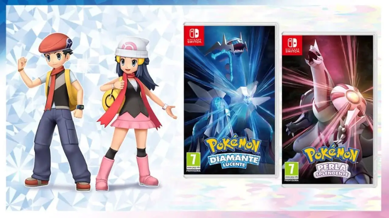 pokemon diamante lucente e perla splendente