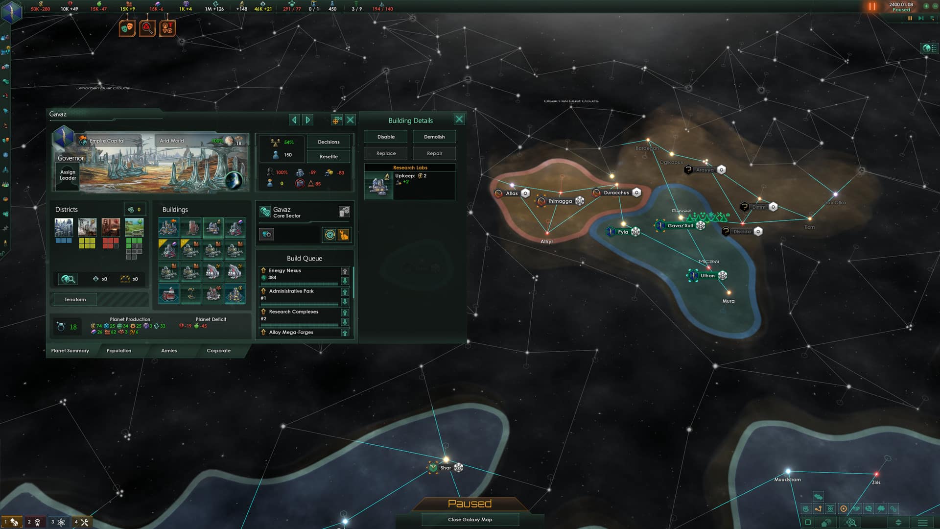 Una campagna di stellaris