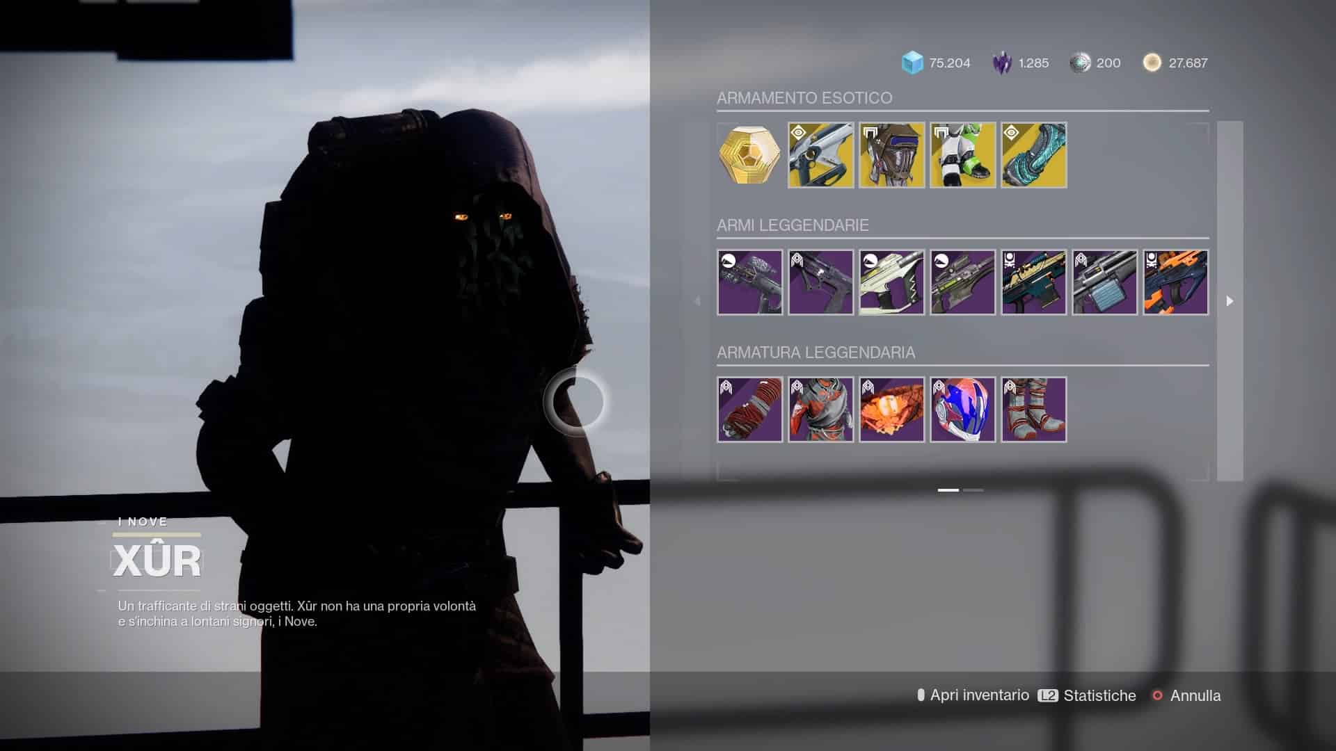 Destiny 2: guida alla location di Xur e alle esotiche della settimana (25-29 marzo)