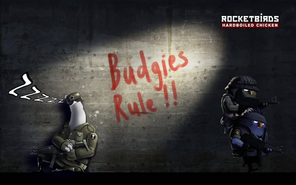 Rocketbirds hardboiled chicken