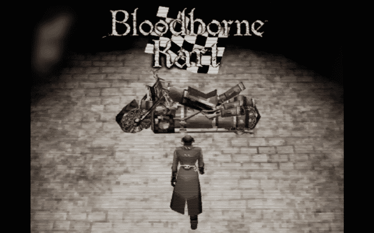 Bloodborne kart un gioco di corse ambientato a yharnam
