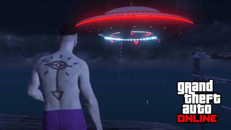 GTA Online tatuaggio UFO