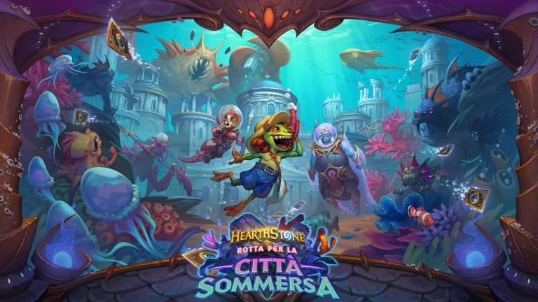 Hearthstone: la prima espansione del 2022, rotta per la città sommersa, arriverà il 12 aprile