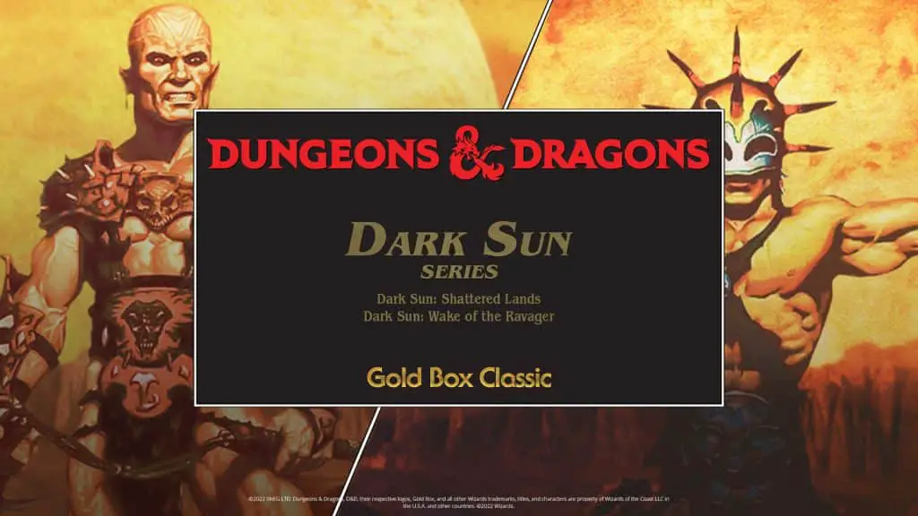 Dungeons & Dragons Gold Box Classics