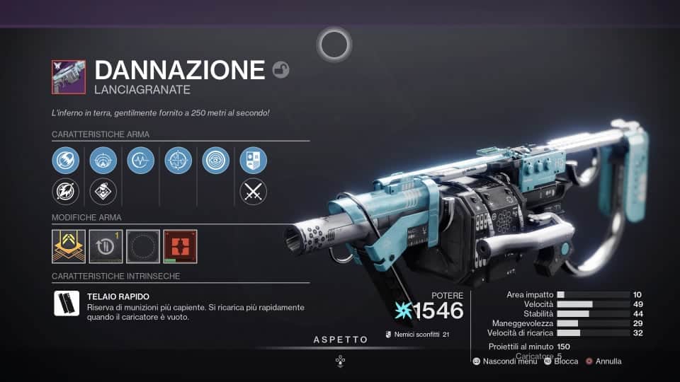 Destiny 2: tutte le novità della rotazione giornaliera (21 luglio)