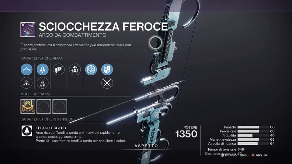 Destiny 2: tutte le novità della rotazione giornaliera (22 luglio)