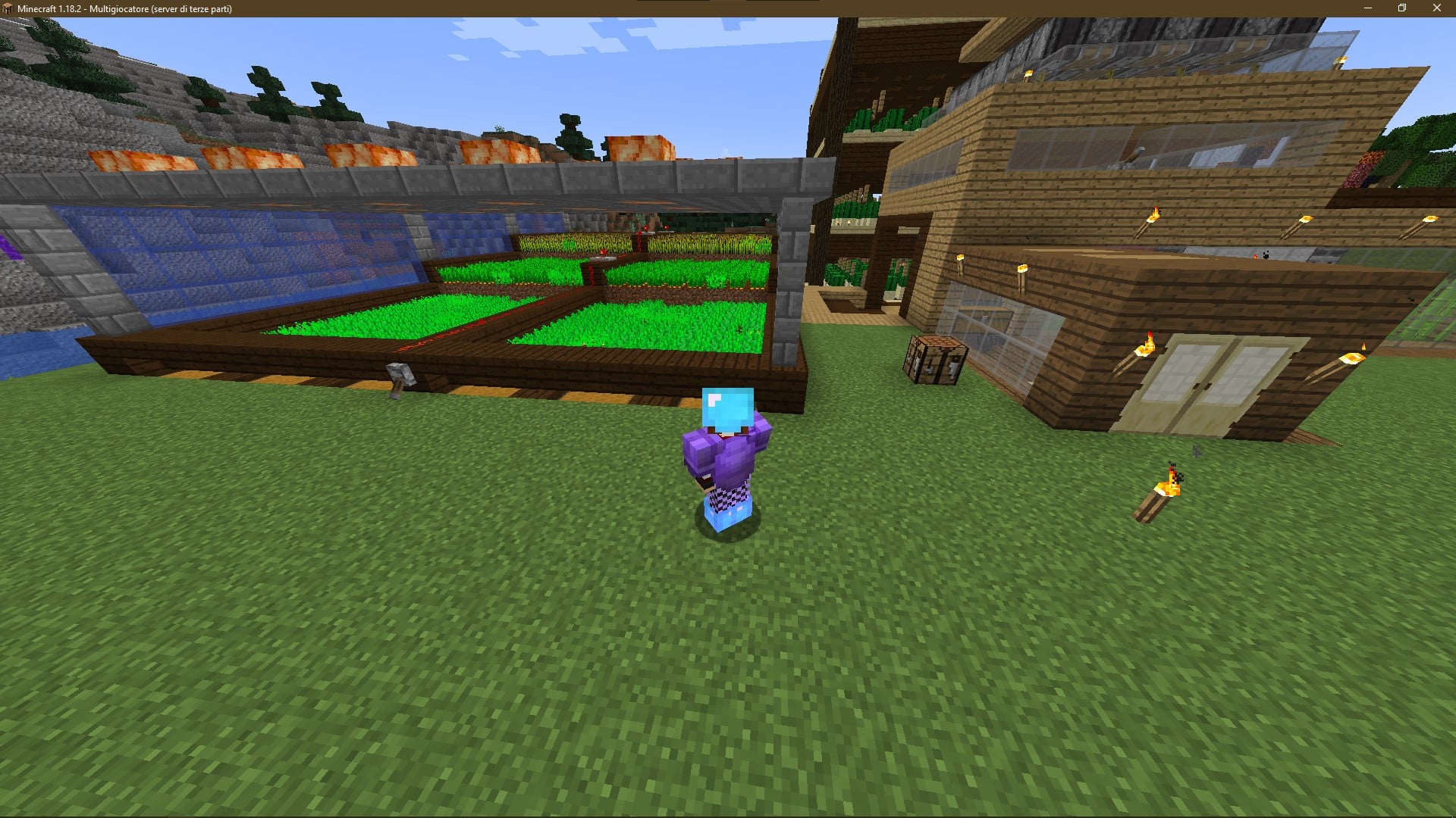 Minecraft farm semiautomatica