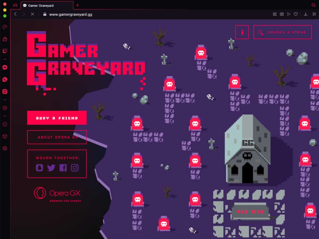 Videogiochi Gamer Graveyeard