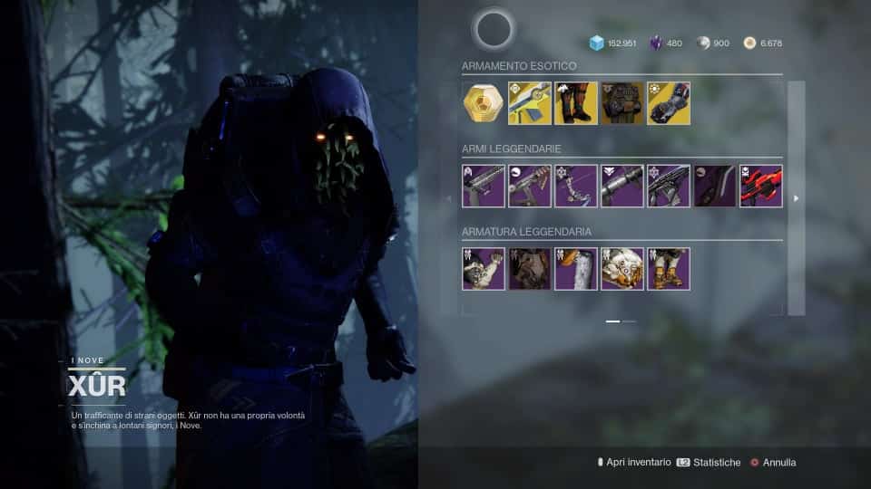 Destiny 2: guida alla location di Xur e alle esotiche della settimana (22-26 aprile)
