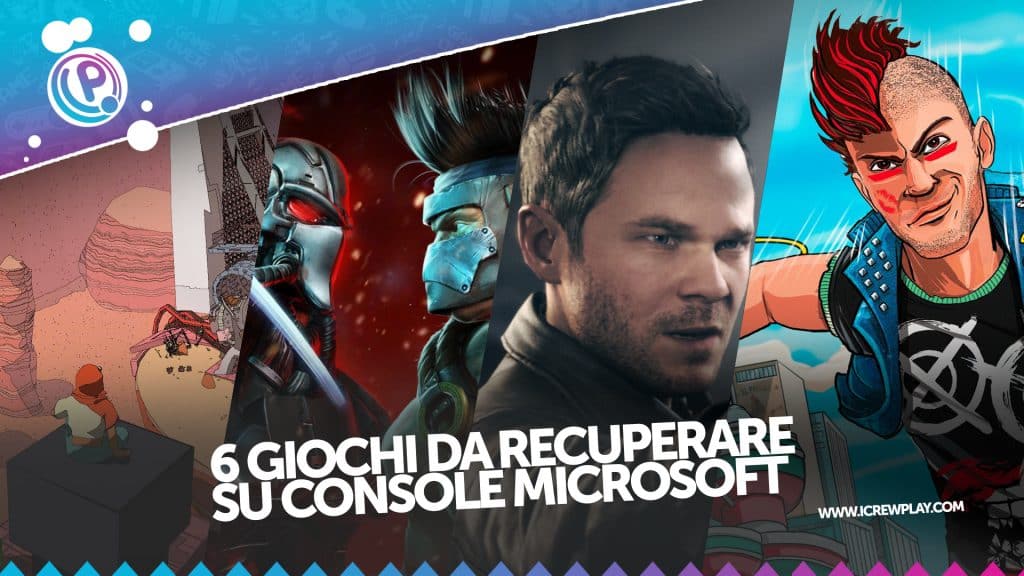 6 giochi da recuperare su console microsoft