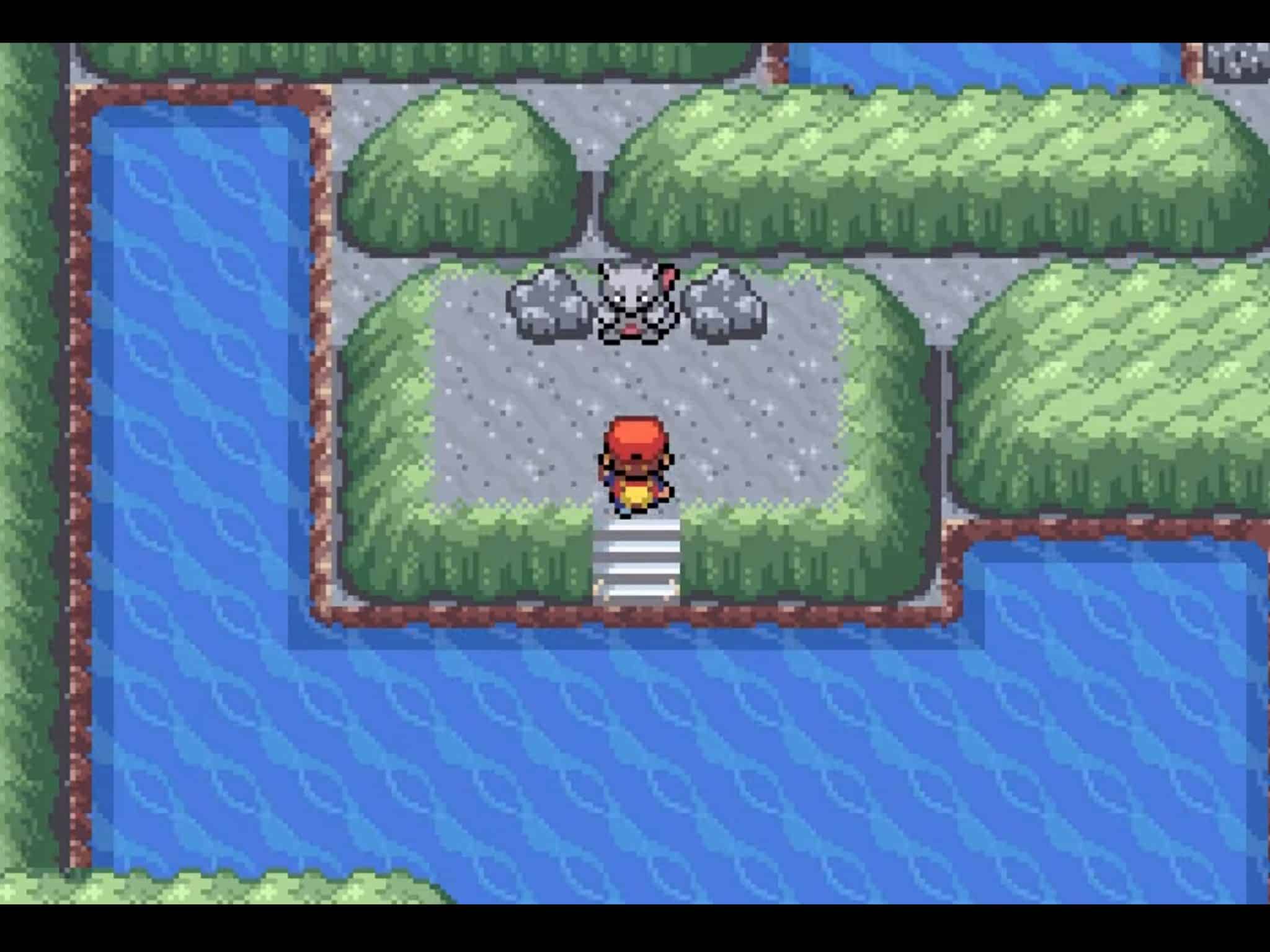 Pokémon rosso fuoco e verde foglia su game boy advance