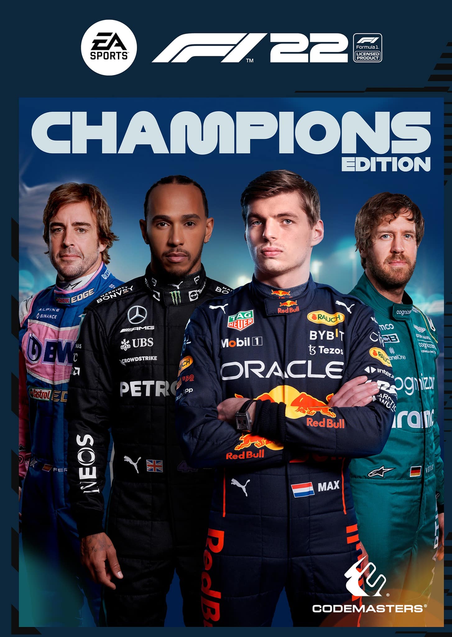 f1 22 cover champions edition ea sports codemasters