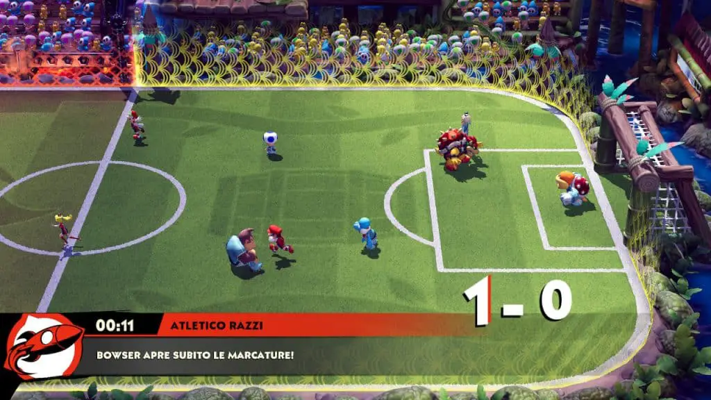 Il calcio a tema Nintendo: Mario Strikers Battle League