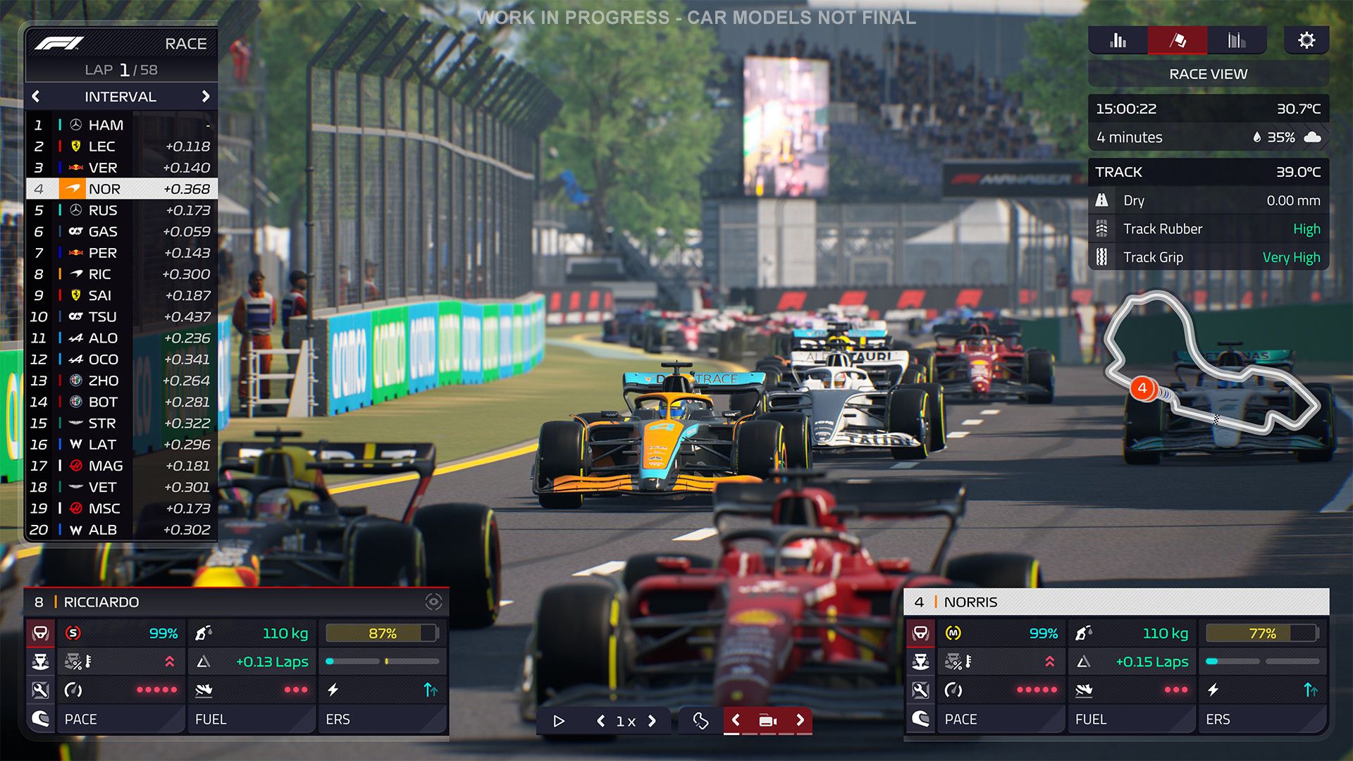 F1 Manager 2022 Norris Frontier Developments