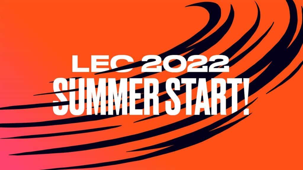 League of legends lec 2022 summer