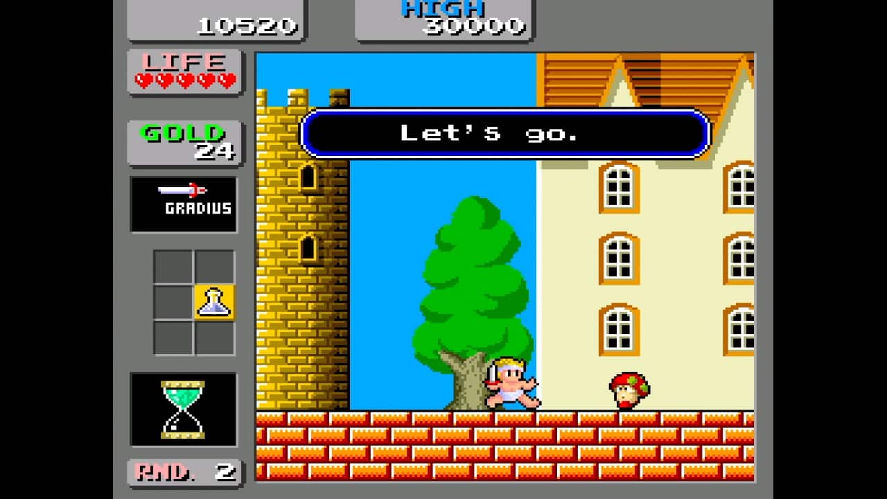 Wonder boy in monster land nella raccolta wonder boy collection