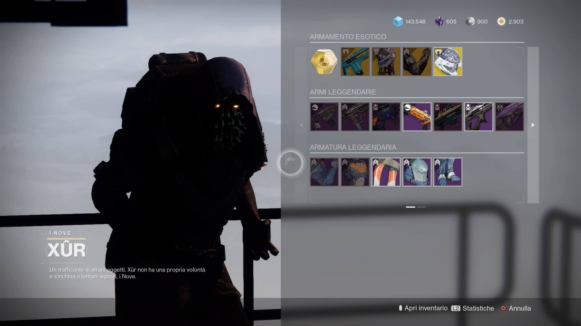 Destiny 2: guida alla location di Xur e alle esotiche della settimana (24-28 giugno) 1