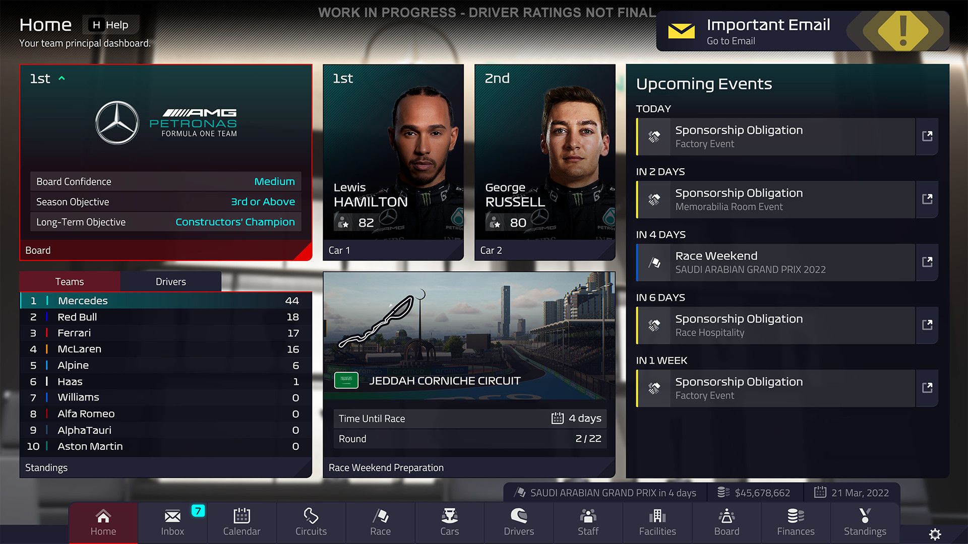 F1 Manager 2022 Frontier Developments