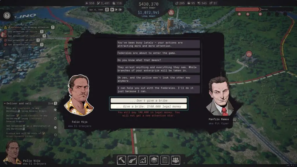 Cartel Tycoon screen