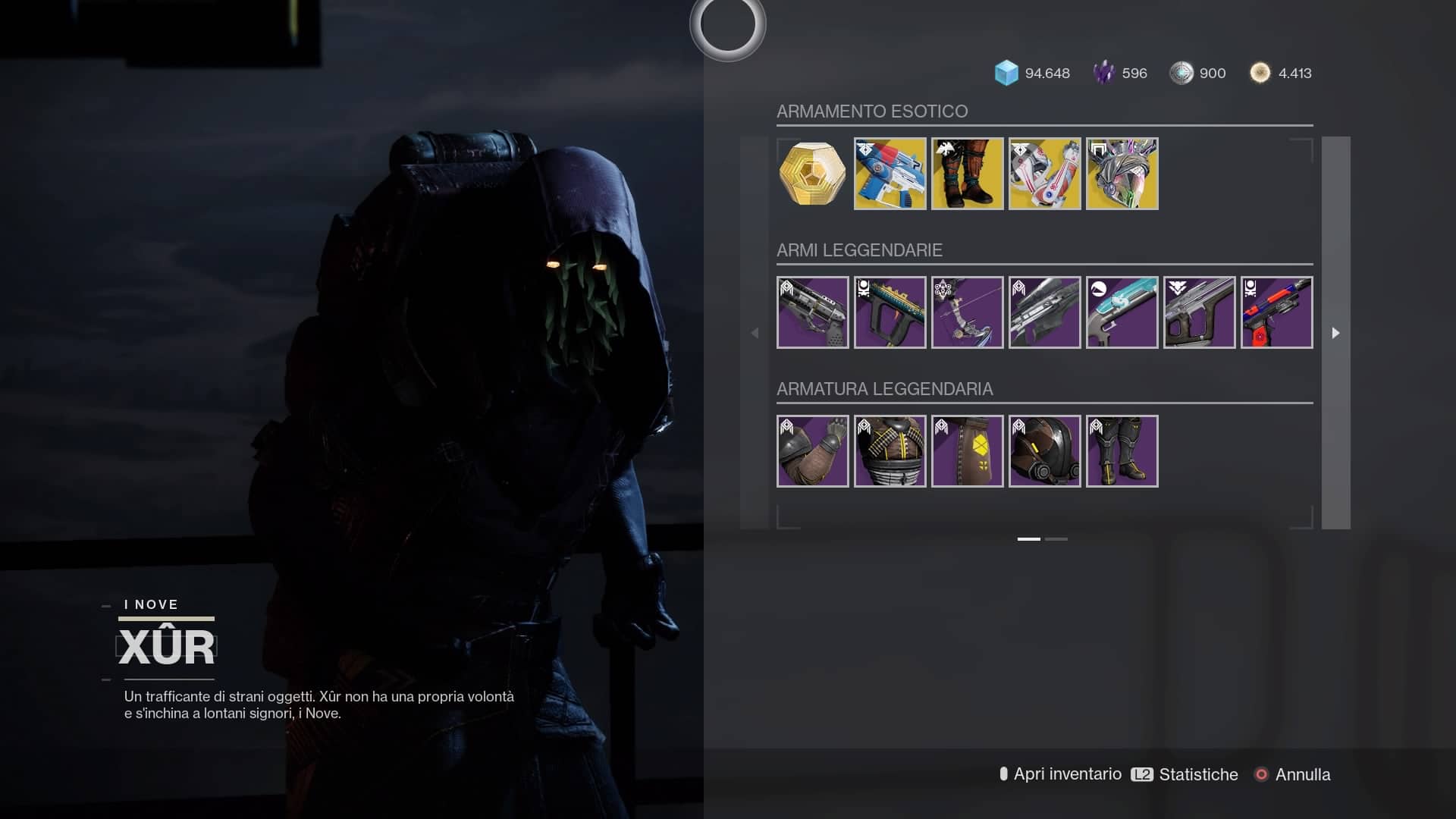 Destiny 2: guida alla location di Xur e alle esotiche della settimana (15-19 luglio)