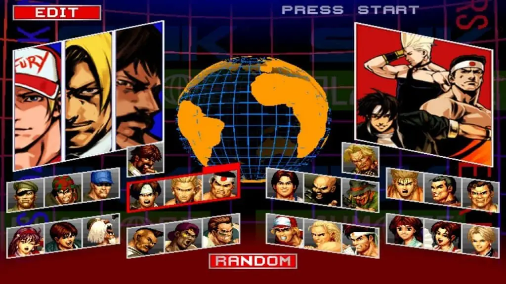 The King of Fighters 94 character