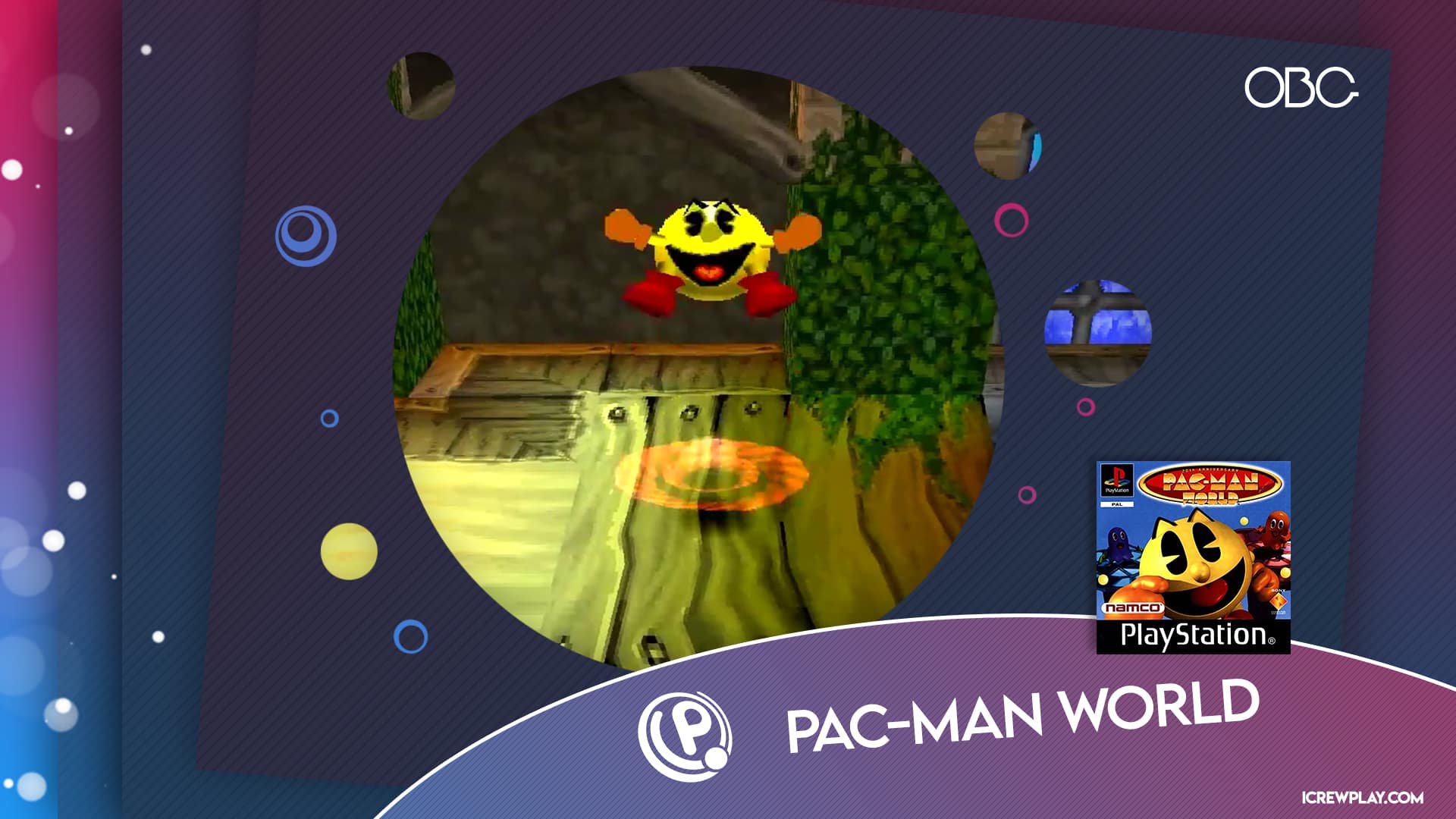 copertina obg pac-man world