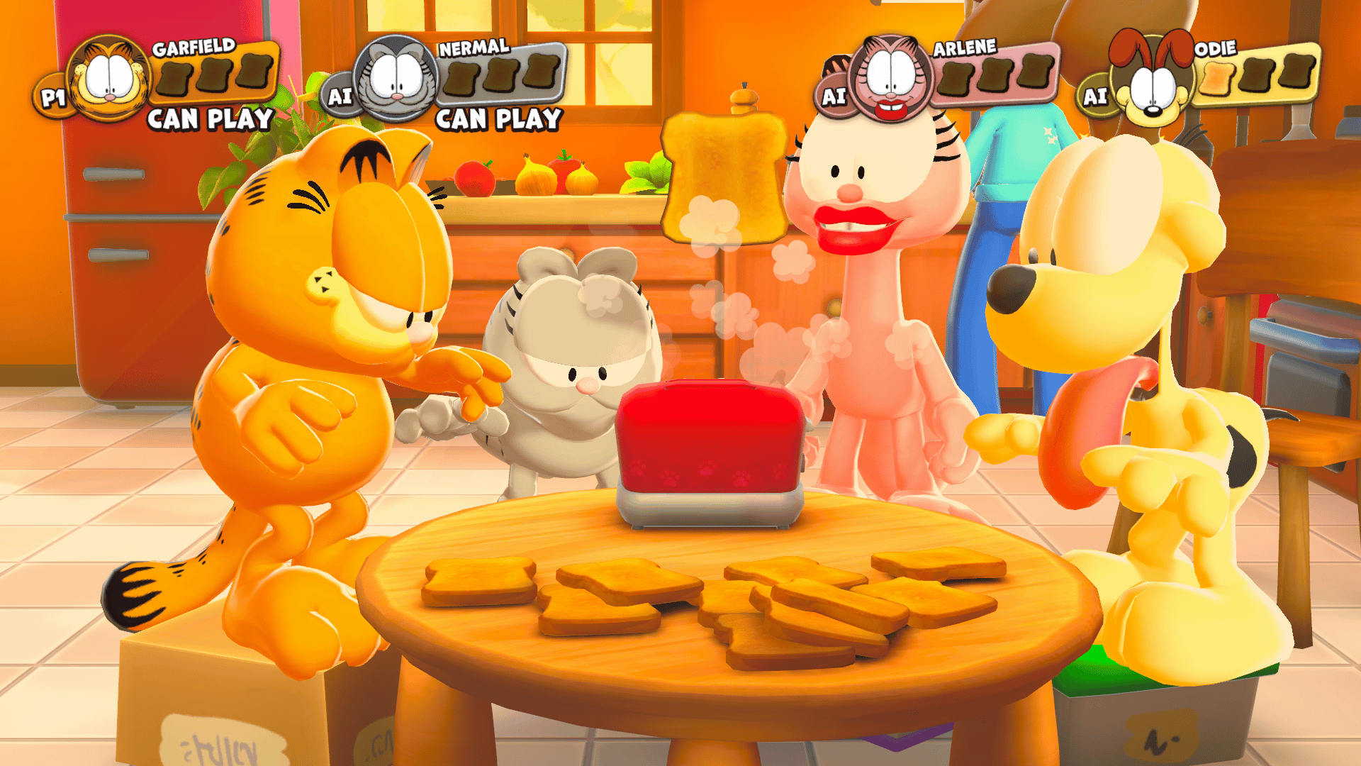 garfield lasagna party