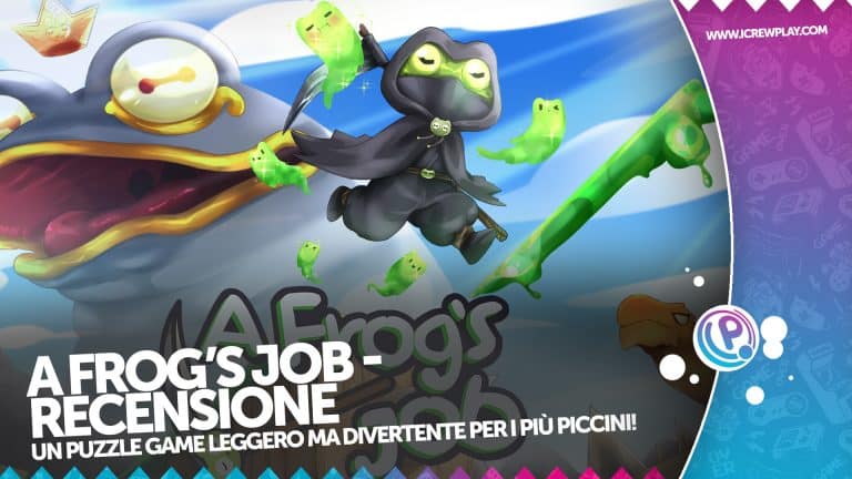 Recensione a frog's job - un puzzle game per i più piccoli!