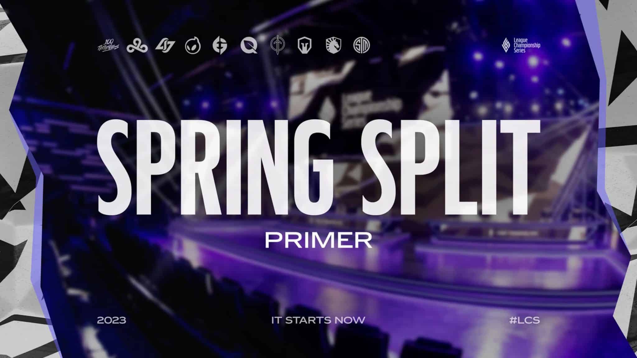 League of Legends lcs 2023 spring split logo