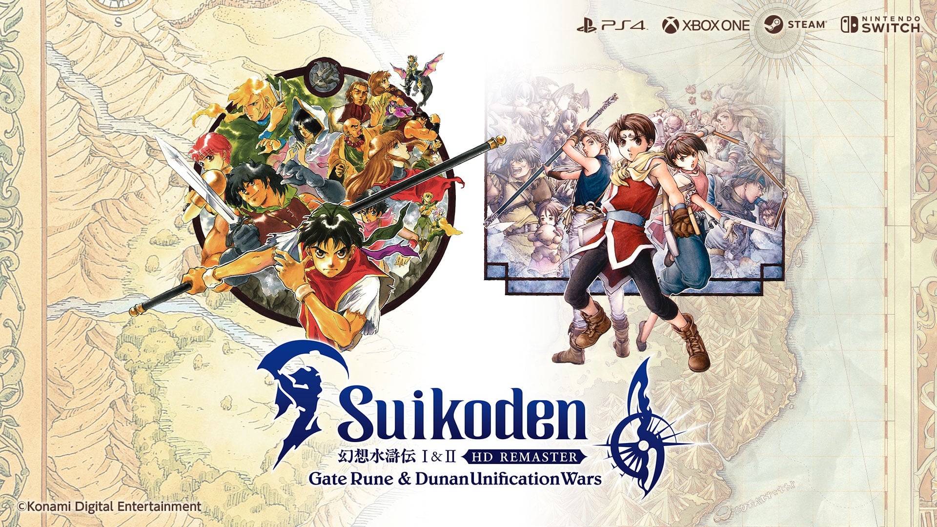 Suikoden I & II HD Remaster